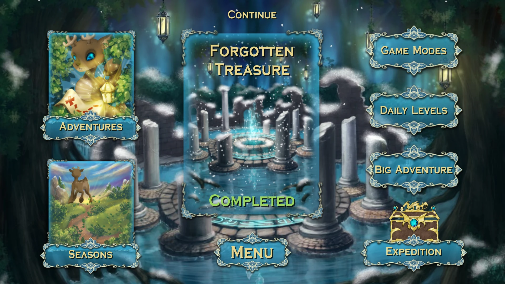 Forgotten Treasure 2 - Match 3 screenshot